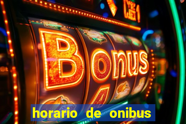 horario de onibus santos dumont x juiz de fora